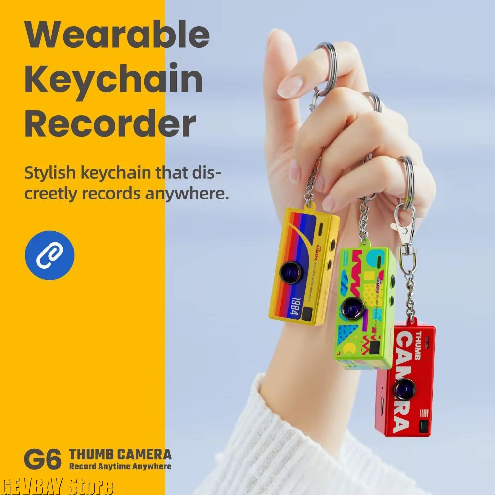 Retro 1984 Thumb Camera Mini Keychain